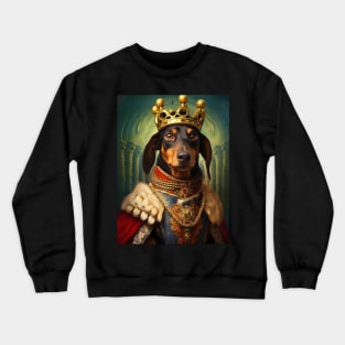 German Dachshund The King Crewneck Sweatshirt